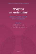 Religion et rationalité : Philon d’Alexandrie et sa postérité