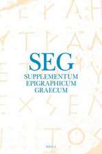 Supplementum Epigraphicum Graecum, Volume LXVI (2016)