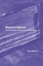 Beyond Nature: Animal Liberation, Marxism, and Critical Theory