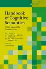 Handbook of Cognitive Semantics, vol. 4: With a Foreword by Leonard Talmy