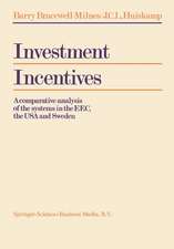 Investment Incentives: A comparative analysis of the systems in the EEC, the USA and Sweden