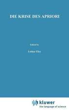 Die Krise des Apriori: In der Transzendentalen Phänomenologie Edmund Husserls