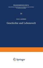 Geschichte und Lebenswelt: Ein Beitrag zur Diskussion von Husserls Spätwerk