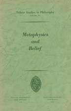 Metaphysics and Belief