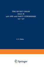 The Soviet Union between the 19th and 20th Party Congresses 1952–1956