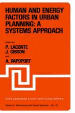 Human and Energy Factors in Urban Planning: A Systems Approach: Proceedings of the NATO Advanced Study Institute on “Factors Influencing Urban Design” Louvain-la-Neuve, Belgium, July 2–13, 1979