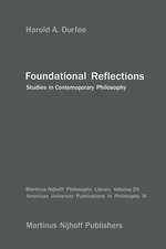 Foundational Reflections