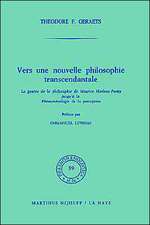 Vers une nouvelle philosophie transcendantale