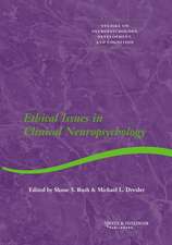 Ethical Issues in Clinical Neuropsychology