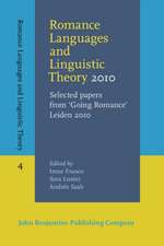 Romance Languages and Linguistic Theory 2010