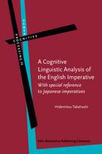 Cognitive Linguistic Analysis of the English Imperative