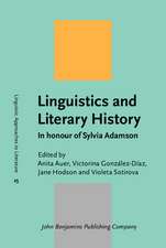 Linguistics and Literary History