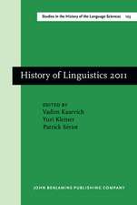 History of Linguistics 2011