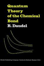 Quantum Theory of the Chemical Bond