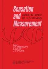 Sensation and Measurement: Papers in Honor of S. S. Stevens