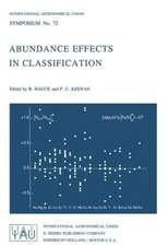 Abundance Effects in Classification: Dedicated to W.W. Morgan