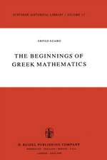 The Beginnings of Greek Mathematics