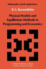 Physical Models and Equilibrium Methods in Programming and Economics