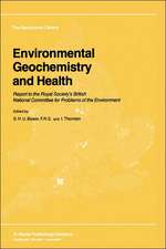 Environmental Geochemistry and Health: Report to the Royal Society’s British National Committee for Problems of the Environment