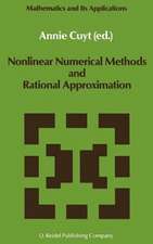 Nonlinear Numerical Methods and Rational Approximation