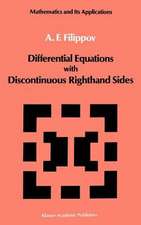 Differential Equations with Discontinuous Righthand Sides: Control Systems