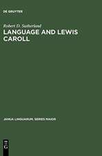 Language and Lewis Caroll