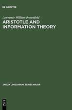 Aristotle and Information Theory