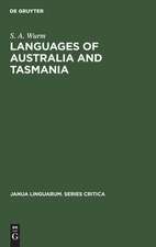 WURM:LANGUAGES OF AUSTRALIA AND TASMANIA JLCR1