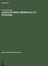 Linguistique générale et romane: Etudes en allemand, anglais, espagnol et français