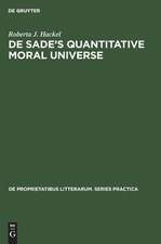 De Sade's quantitative moral universe: of irony, rhetoric, and boredom