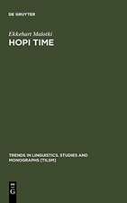 Hopi Time: A Linguistic Analysis of the Temporal Concepts in the Hopi Language