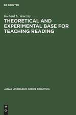 Theoretical and experimental base for teaching reading