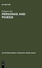 Personae and Poiesis: The Poet and the Poem in Medieval Love Lyric