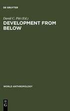 Development from Below: Anthropologist and Development Situations