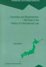 Cornelius van Bynkershoek: His Role in the History of International Law