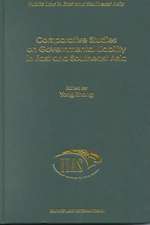 Comparative Studies on Governmental Liability in East and Southeast Asia