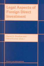 Legal Aspects of Foreign Direct Investment