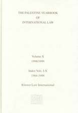 The Palestine Yearbook of International Law, Volume 10 (1998-1999)