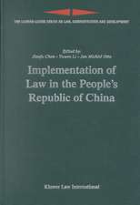 Implementation of Law in the People's Republic of China