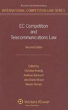 EC Competition and Telecommunications Law