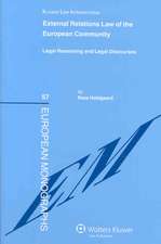 External Relations Law of the European Community: Legal Reasoning and Legal Discourses