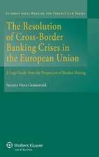 Resolution of Cross-Border Banking Crises in the Eu