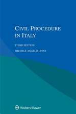 Civil Procedure in Italy