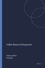 Volker Braun in Perspective