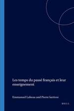 Les temps du passé français et leur enseignement