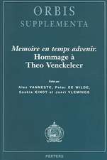 Memoire En Temps Advenir. Hommage a Theo Venckeleer