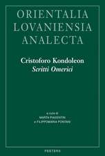 Cristoforo Kondoleon, Scritti Omerici