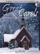 Great Carols - Instrumental Solos for Christmas BB Clarinet/BB Bass Clarinet/BB Tenor Saxophone - Grade 3-4 Book/Online Audio