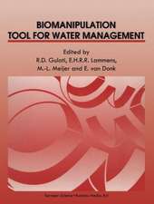 Biomanipulation Tool for Water Management: Proceedings of an International Conference held in Amsterdam, The Netherlands, 8–11 August, 1989