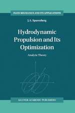 Hydrodynamic Propulsion and Its Optimization: Analytic Theory